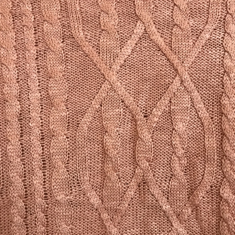 Crop Top Sweater - Violets & Roses - Picture 2 of 3